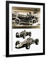 Racing Cars-Wilf Hardy-Framed Giclee Print