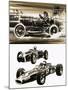 Racing Cars-Wilf Hardy-Mounted Giclee Print