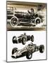 Racing Cars-Wilf Hardy-Mounted Giclee Print