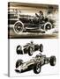 Racing Cars-Wilf Hardy-Stretched Canvas