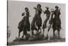 Racing Cowboys-H Armstrong Roberts-Stretched Canvas