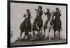 Racing Cowboys-H Armstrong Roberts-Framed Art Print