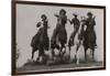 Racing Cowboys-H Armstrong Roberts-Framed Premium Giclee Print