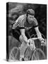 Racing Cyclist-null-Stretched Canvas