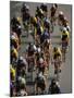 Racing Cyclists-null-Mounted Photographic Print