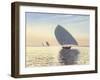 Racing Dhows-Edward Dawson-Framed Giclee Print