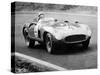Racing Driver Fangio Here at the Wheel During Great Sweden Prize Race August 1956-null-Stretched Canvas