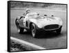 Racing Driver Fangio Here at the Wheel During Great Sweden Prize Race August 1956-null-Framed Stretched Canvas