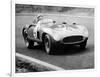 Racing Driver Fangio Here at the Wheel During Great Sweden Prize Race August 1956-null-Framed Photo