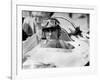 Racing Driver Fangio Here at the Wheel During Race in Monza June 28, 1958-null-Framed Photo