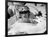 Racing Driver Fangio Here at the Wheel During Race in Monza June 28, 1958-null-Framed Photo