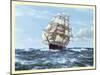 Racing Home, The Cutty Sark-Montague Dawson-Mounted Premium Giclee Print