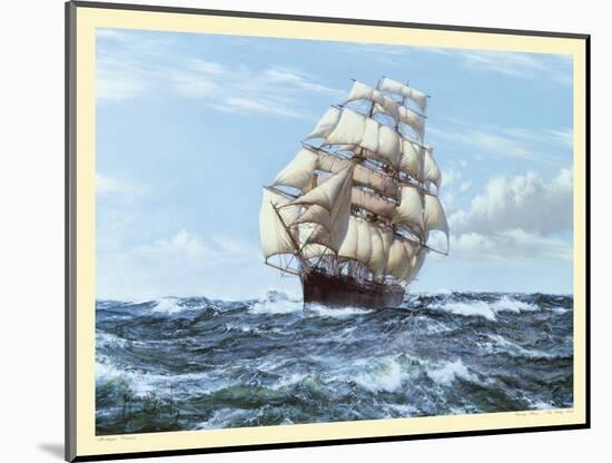 Racing Home, The Cutty Sark-Montague Dawson-Mounted Art Print