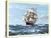 Racing Home, The Cutty Sark-Montague Dawson-Stretched Canvas