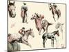Racing Horses I-C.W. Anderson-Mounted Art Print