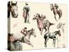 Racing Horses I-C.W. Anderson-Stretched Canvas