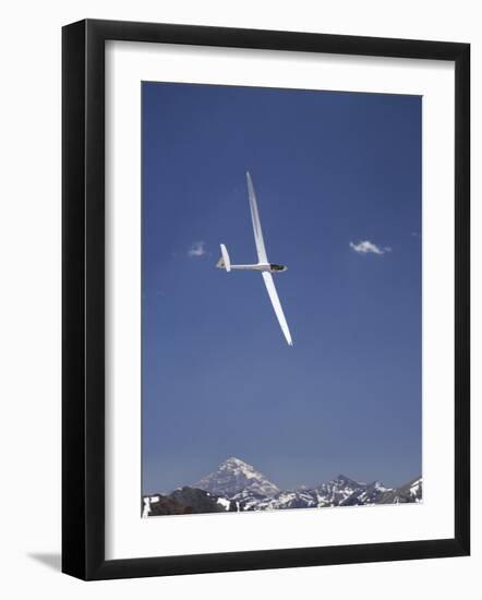 Racing in Fai World Sailplane Grand Prix, Andes Mountains, Chile-David Wall-Framed Photographic Print