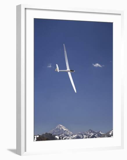 Racing in Fai World Sailplane Grand Prix, Andes Mountains, Chile-David Wall-Framed Photographic Print