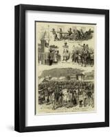 Racing in the East, Turf Notes at Umballa and Hong-Kong-null-Framed Premium Giclee Print