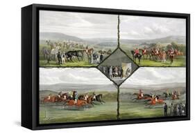 Racing Incidents-William Joseph Shayer-Framed Stretched Canvas