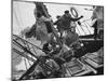 Racing "Maruffa" Battling Storm During Annual Race on Lake Michigan from Chicago to Mackinac Island-William Vandivert-Mounted Photographic Print