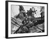 Racing "Maruffa" Battling Storm During Annual Race on Lake Michigan from Chicago to Mackinac Island-William Vandivert-Framed Photographic Print