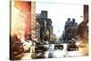 Racing NYC Taxis-Philippe Hugonnard-Stretched Canvas