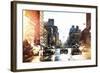 Racing NYC Taxis-Philippe Hugonnard-Framed Giclee Print