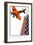 Racing Plane-Found Image Press-Framed Giclee Print