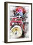Racing Red-Dorothy Berry-Lound-Framed Giclee Print