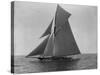Racing Sloop in Full Sail-N.L. Stebbins-Stretched Canvas