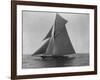 Racing Sloop in Full Sail-N.L. Stebbins-Framed Photographic Print