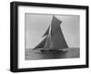 Racing Sloop in Full Sail-N.L. Stebbins-Framed Photographic Print