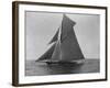 Racing Sloop in Full Sail-N.L. Stebbins-Framed Photographic Print