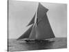 Racing Sloop in Full Sail-N.L. Stebbins-Stretched Canvas