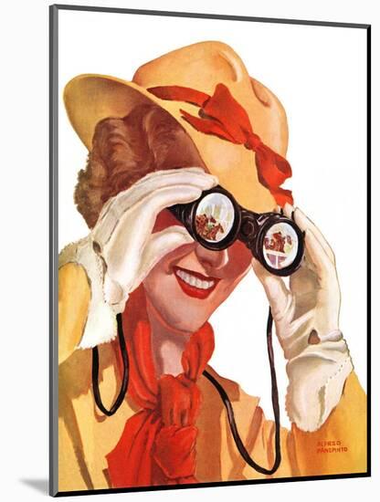 "Racing Spectator,"August 21, 1937-Alfred Panepinto-Mounted Giclee Print