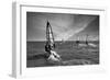 Racing Surfers-Adrian Campfield-Framed Premium Photographic Print