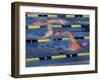 Racing Swimmers-null-Framed Photographic Print