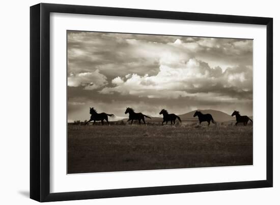 Racing the Clouds-Lisa Dearing-Framed Photographic Print