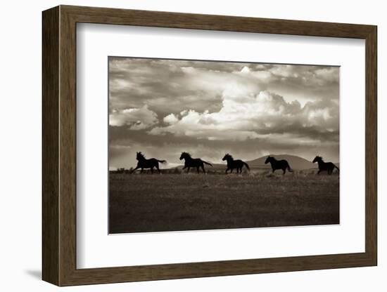 Racing the Clouds-Lisa Dearing-Framed Photographic Print