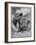 Racing the Railroad Train-William Hornden-Framed Art Print