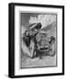 Racing the Railroad Train-William Hornden-Framed Art Print