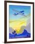 Racing The Sun-Ruehl Frederick Heckman-Framed Art Print