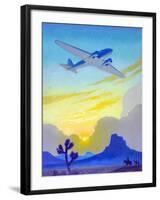 Racing The Sun-Ruehl Frederick Heckman-Framed Art Print