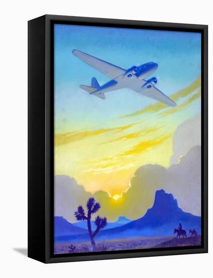 Racing The Sun-Ruehl Frederick Heckman-Framed Stretched Canvas