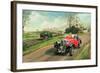 Racing the Train, 1995-Richard Wheatland-Framed Giclee Print