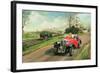 Racing the Train, 1995-Richard Wheatland-Framed Giclee Print