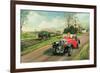 Racing the Train, 1995-Richard Wheatland-Framed Giclee Print