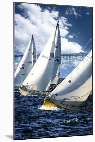 Racing to the Buoy-Alan Hausenflock-Mounted Photographic Print