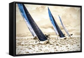 Racing Waters II-Alan Hausenflock-Framed Stretched Canvas